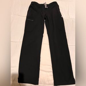 Figs Yola Skinny Scrub Pants- black